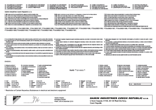 FTXA-BS, FTXA-BB, FTXA-BT, CTXA-BS, CTXA-BB, CTXA-BT_3P581408-4B_RoHS declaration of conformity download
